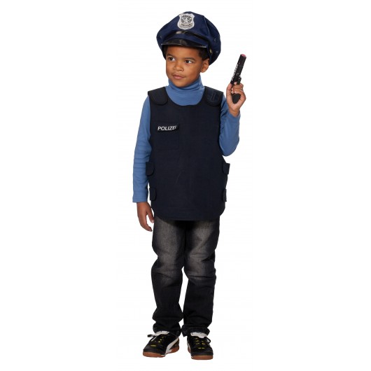 Ongeëvenaard ader Televisie kijken Politie vest verkleedkleding kind - Verkleedkleren Online