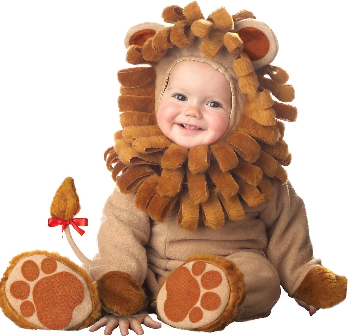 BOLO PARTY - Leeuwen kostuum voor baby's - Luxe - 68/74 (6-12 maanden)