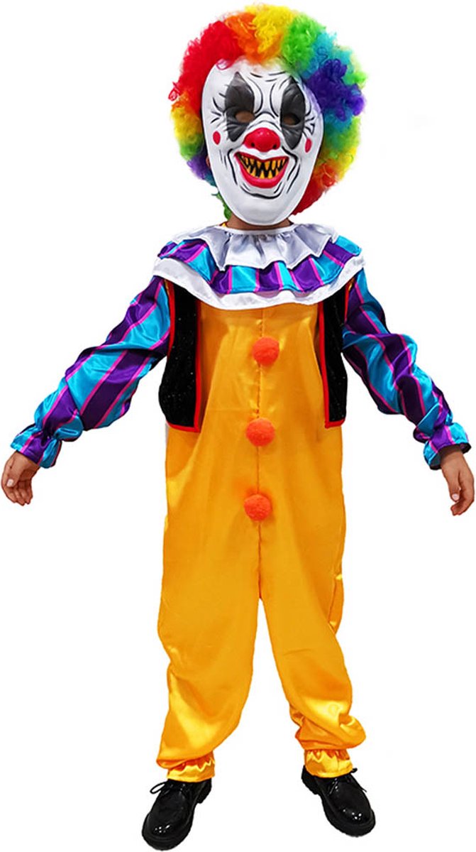 Clown kostuum - Clownspak - Halloween - Carnavalskleding - Carnaval kostuum - Jongens - 4 tot 6 jaar