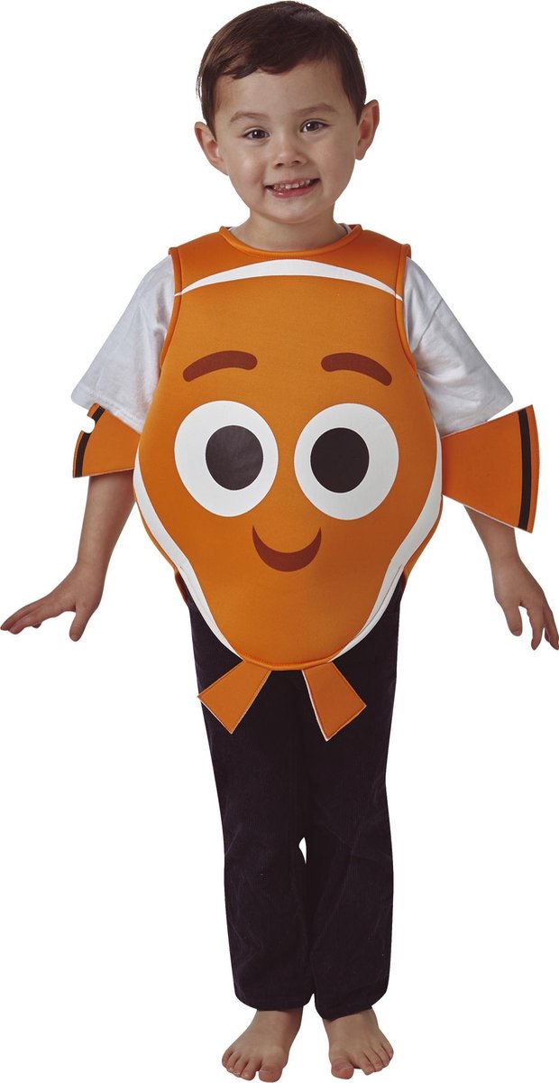 Disney Verkleedpak Nemo Oranje Maat 98/104