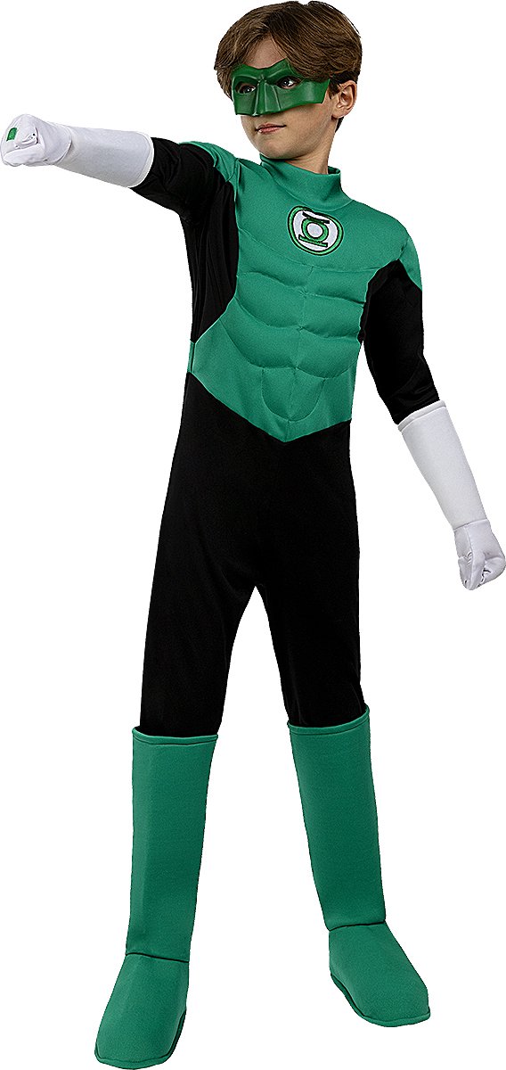 FUNIDELIA Green Lantern kostuum voor jongens - 10-12 jaar (146-158 cm)