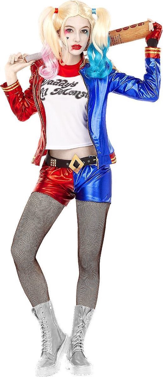 FUNIDELIA Harley Quinn kostuum - Suicide Squad voor vrouwen - Maat: XL
