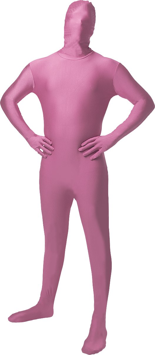 FUNIDELIA Second Skin kostuum in roze - Maat: XL