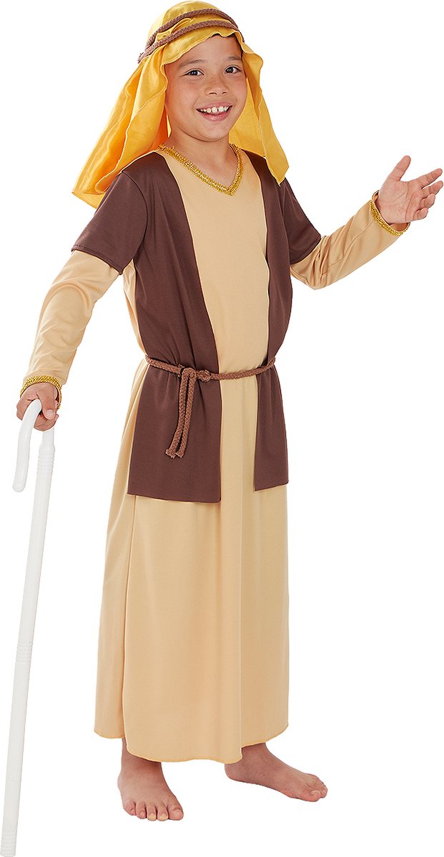 FUNIDELIA Sint Jozef Kostuum Voor voor jongens - Maat: 97 - 104 cm - Bruin