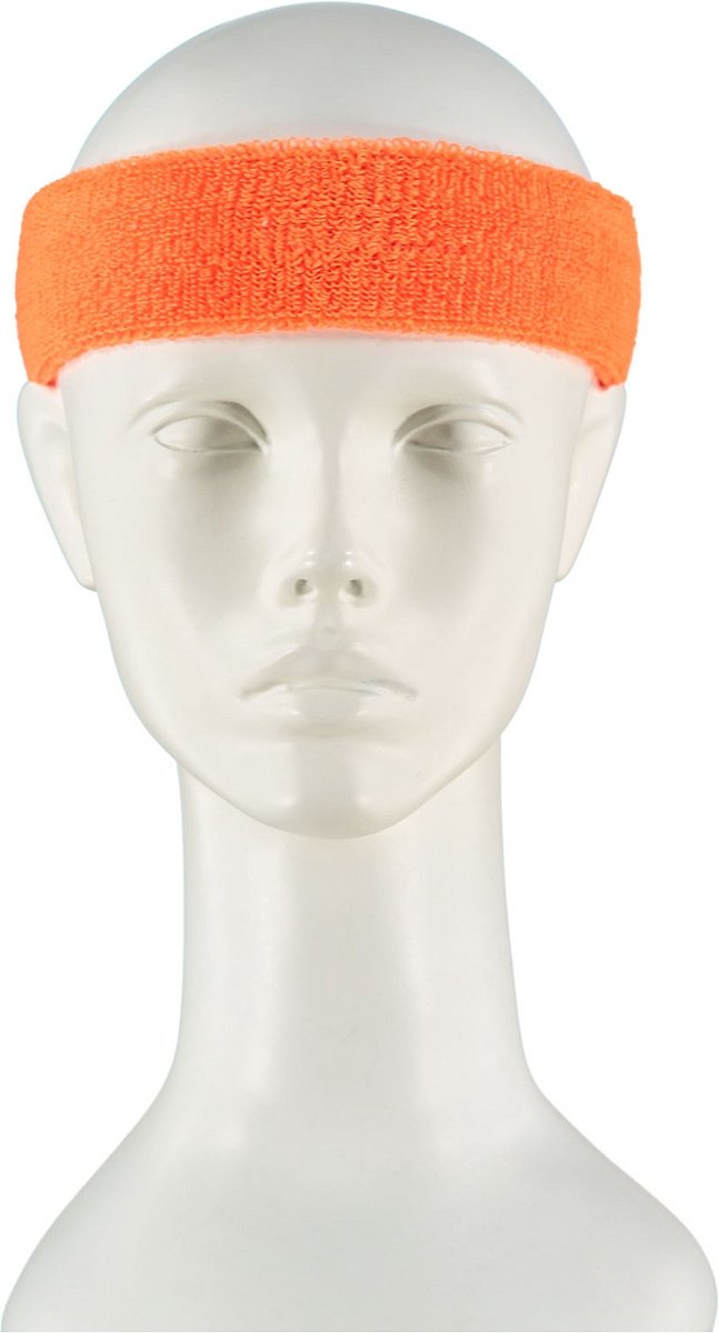 Feest hoofdband| gekleurde hoofdband neon oranje one size