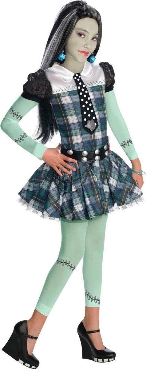 Frankie Stein Monster High ™ kostuum voor meisjes - Kinderkostuums - 110/116