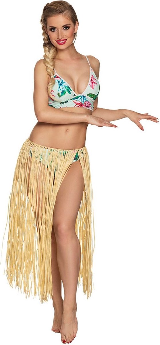 Hawaii & Carribean & Tropisch Kostuum | Amy Hoela Hoep Rok 80 Centimeter Vrouw | One size | Carnaval kostuum | Verkleedkleding