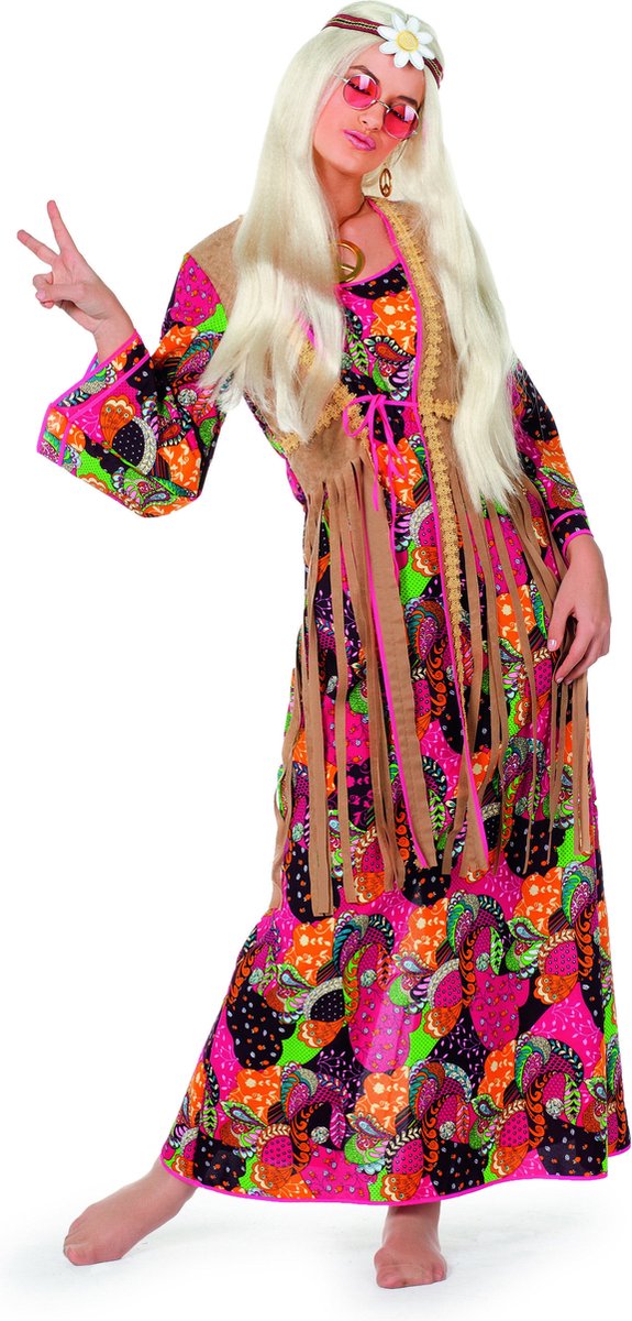 Hippie lange jurk Maat 38