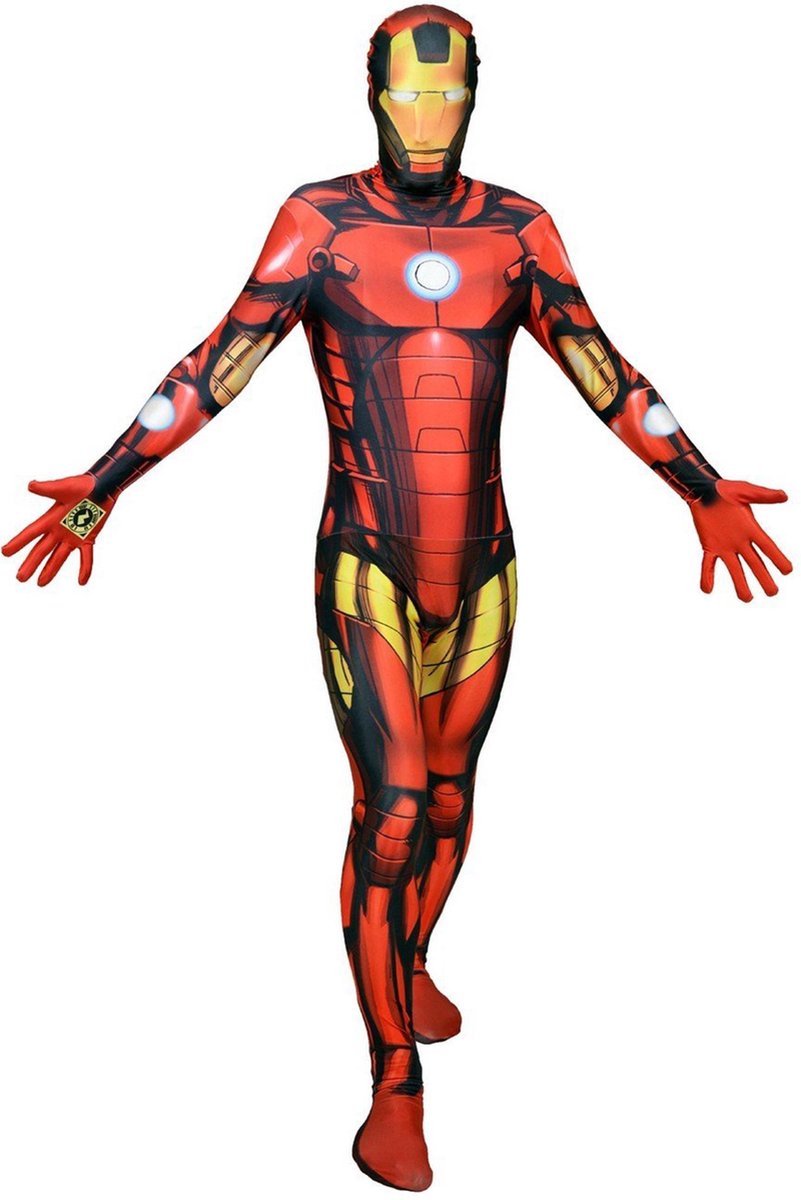 Iron Man Zapper Morphsuits™ kostuum voor volwassenen - Verkleedkleding - 152/160