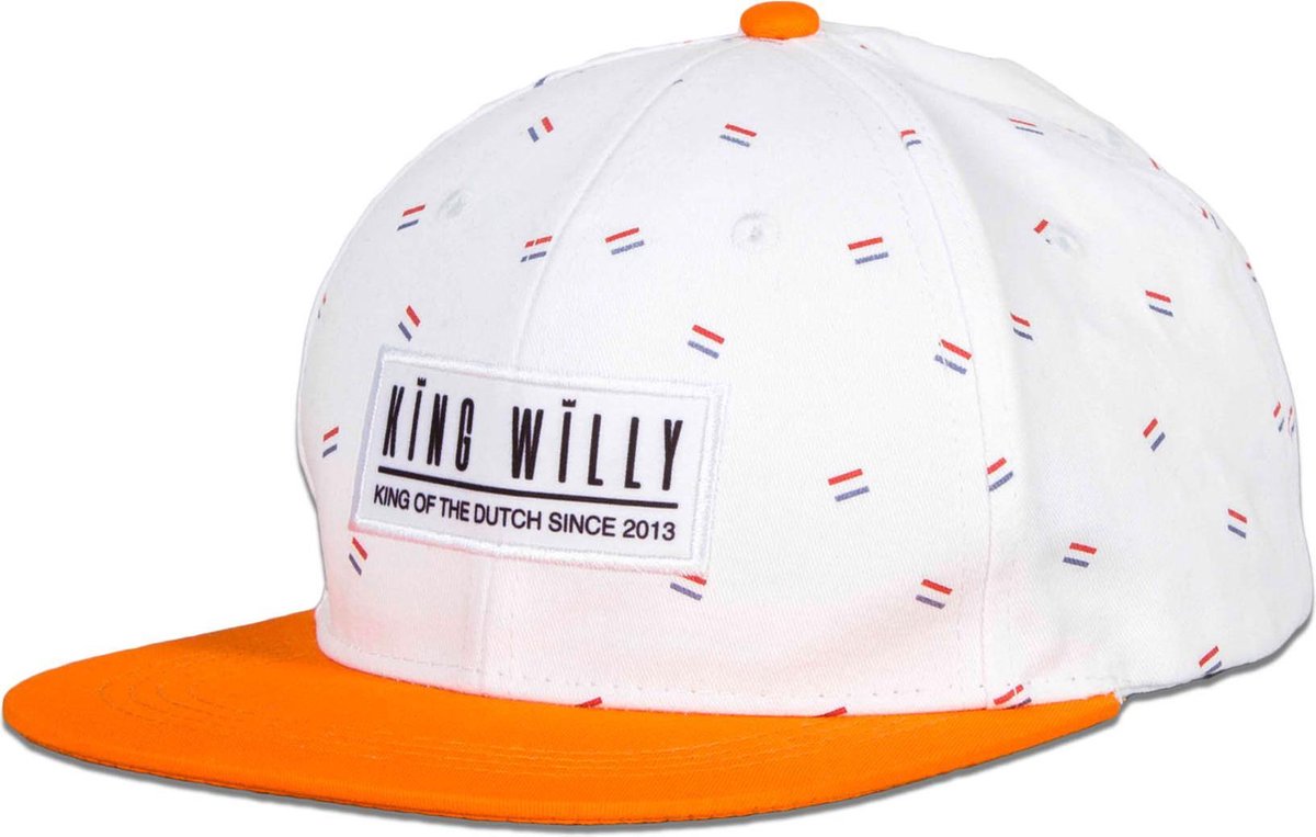 King Willy - Koningsdag 2023 outfit pet Snapback cap Rood Wit Blauw Oranje (Koningsdag, WK, EK)