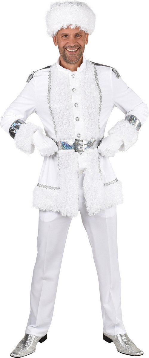 Magic By Freddy's - Eskimo Kostuum - Sneeuwwitte Russische Igor Man - wit / beige - Large - Carnavalskleding - Verkleedkleding