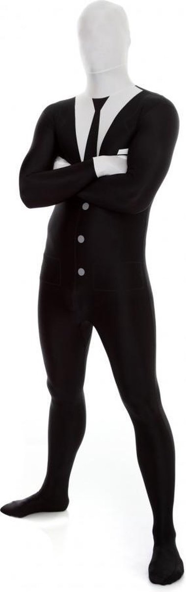 Morphsuits™ Slenderman / Suit - SecondSkin - Verkleedkleding - 176/184
