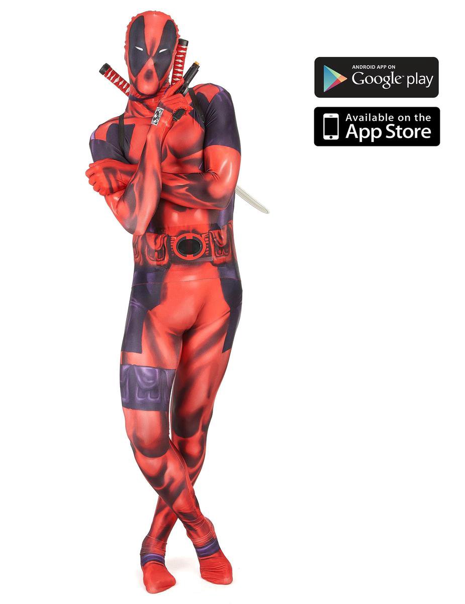 Morphsuits™ Zapper Deadpool kostuum voor volwassenen - Verkleedkleding - 152/160