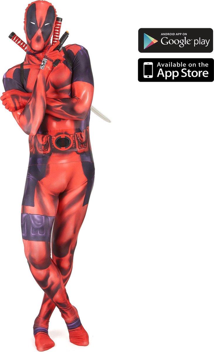 Morphsuits™ Zapper Deadpool kostuum voor volwassenen - Verkleedkleding - 164/176