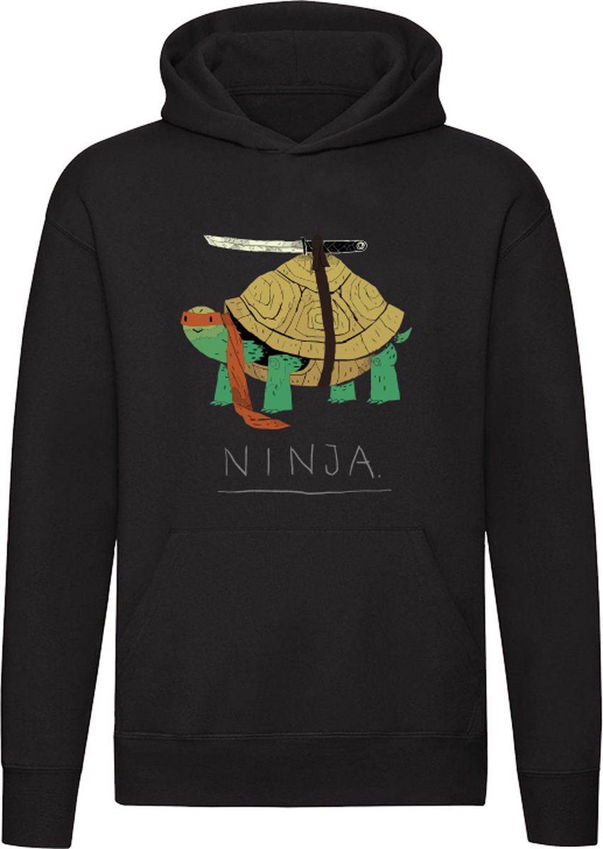 Ninja Turtle Hoodie | Schildpad | Ninjaturtle | Mes | Tekenfilm | Dier | Dieren | Actie | Trui | Unisex