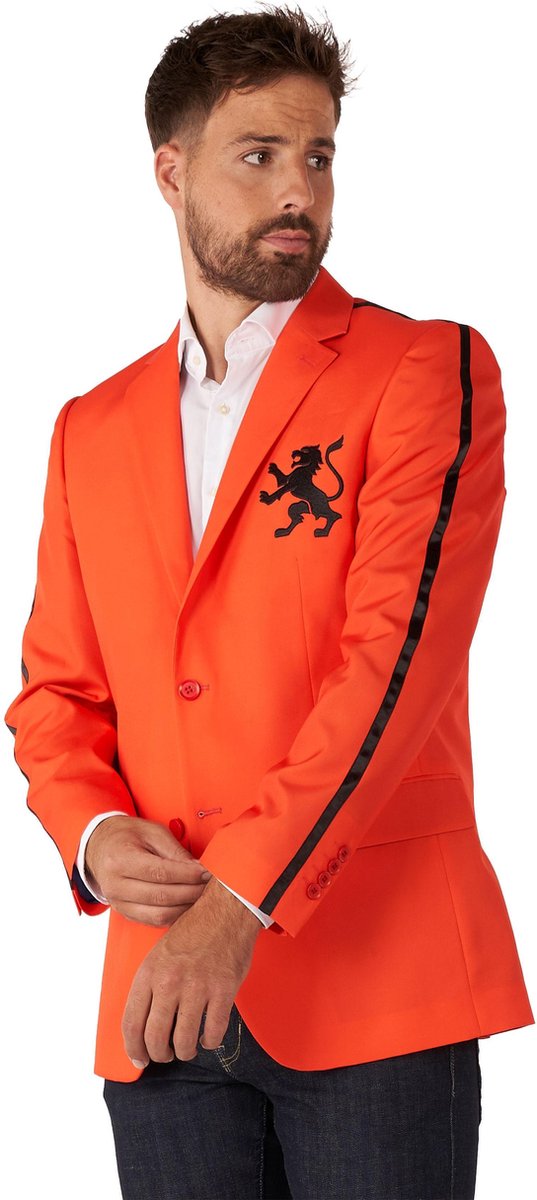 OppoSuits Holland Hero - Heren Blazer - Oranje Koningsdag Nederland Jasje - Maat EU 46