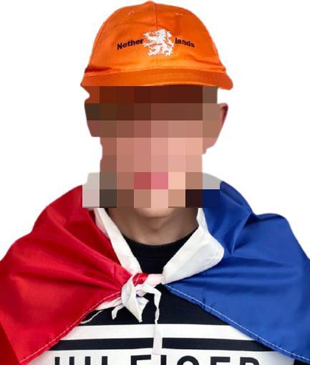 Oranje Pakket 2-delig | Nederlandse Vlag / Cape & Oranje Pet - koningsdag kleding - oranje kleding koningsdag