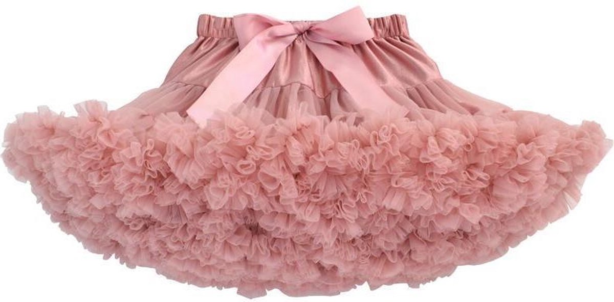 Pretty Pink Petticoat| Tutu rok Oud roze maat 128|134 - L