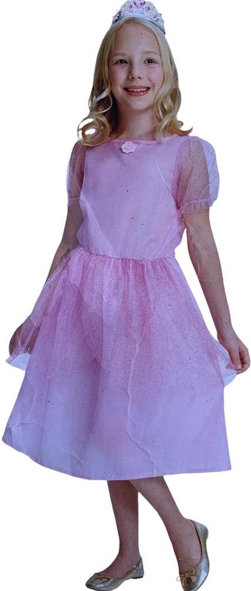 Prinsessenjurk meisje 4-6 jaar - Prinsessenjurk verkleedkleding - Prinsessenjurk - Sleeping Cutie - prinses - verkleden-Doornroosje jurk