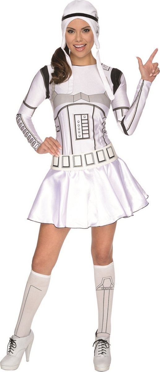 RUBIES ALL - Stormtrooper Stars Wars verkleedkostuum voor vrouwen - Medium