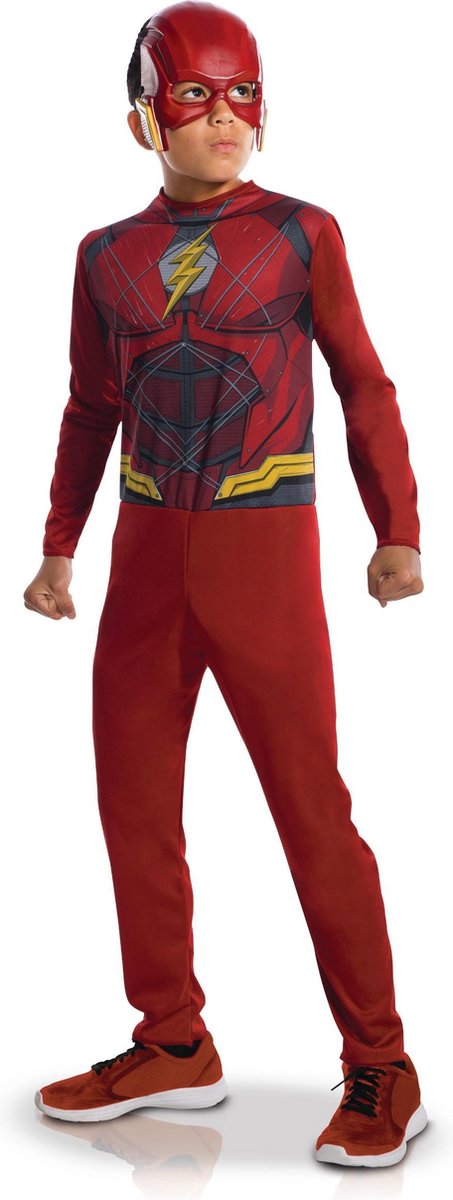 RUBIES FRANCE - Rood superheld Flash kostuum voor jongens - 122/128 (7-8 jaar)