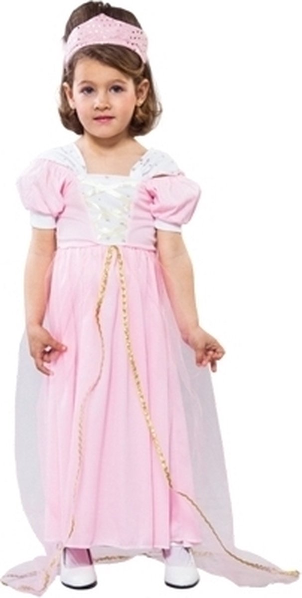 Roze prinsessen jurkje voor peuters 92-104 (2-4 jaar) - Prinsessen kostuum