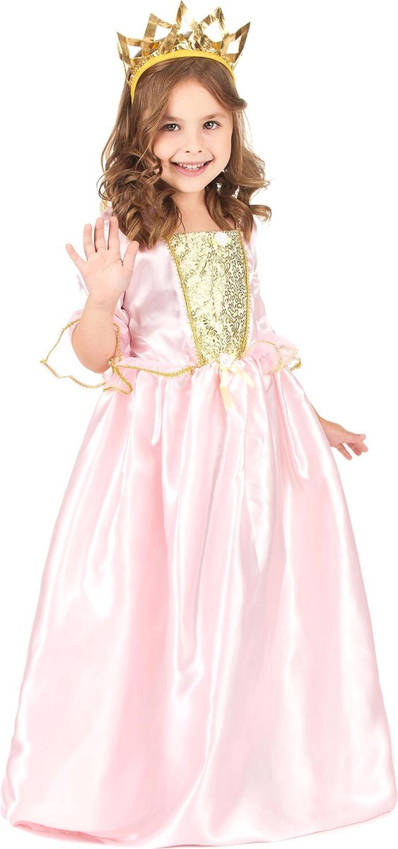Roze prinsessen kostuum voor meisjes - Kinderkostuums - 122/134