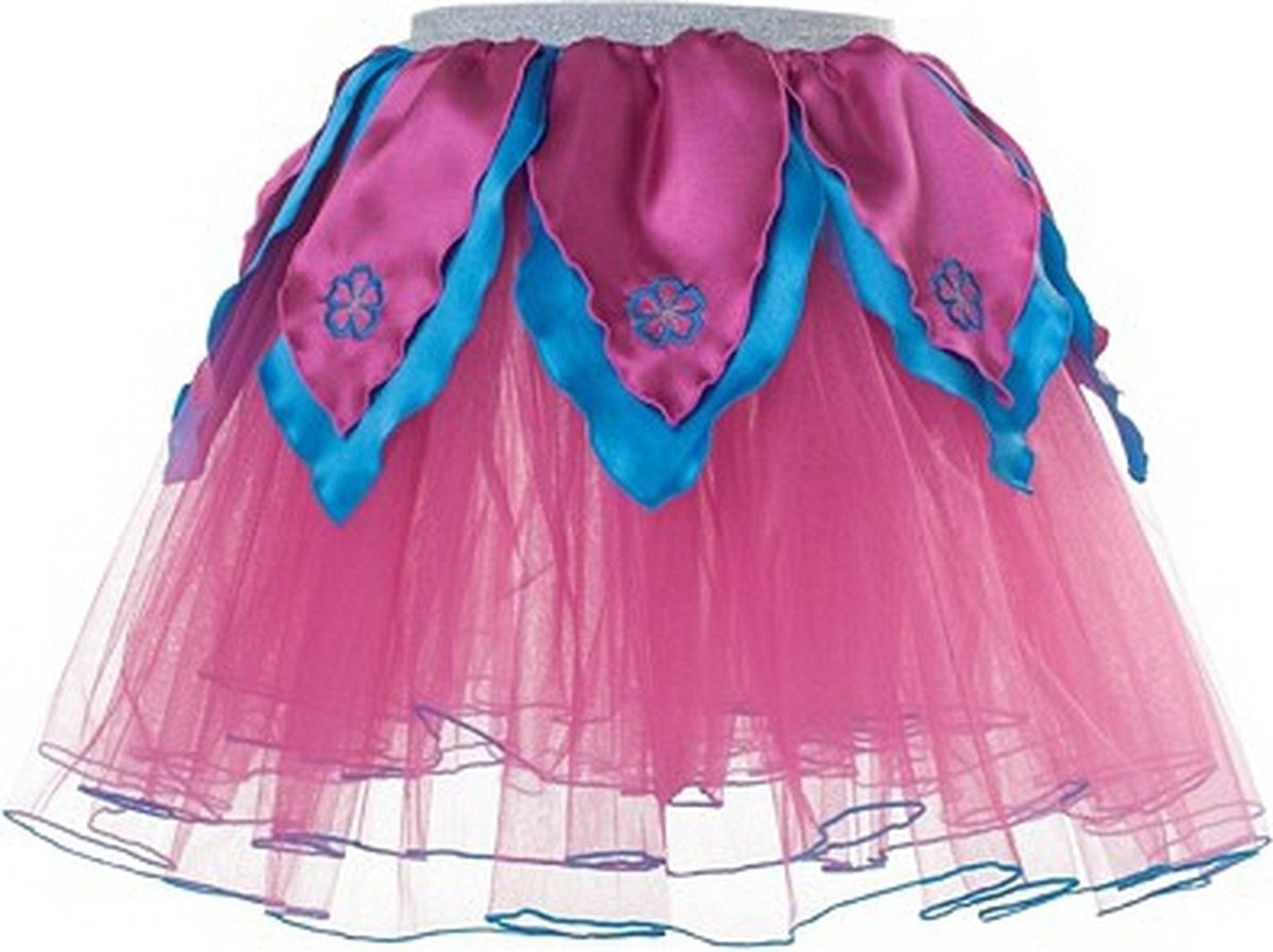 Roze/blauw petticoat/tutu rokje voor meiden