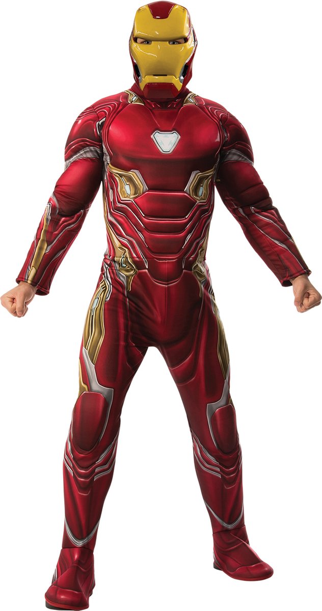 Rubie's Kostuum Iron Man Endgame Deluxe Heren Rood/goud Mt M/l