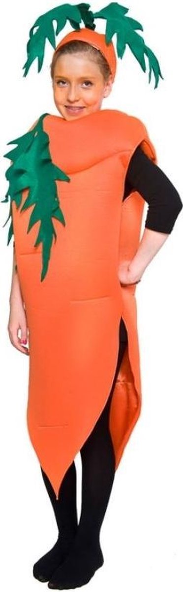 Rubie's Kostuum Wortel Oranje/groen Junior Maat 128
