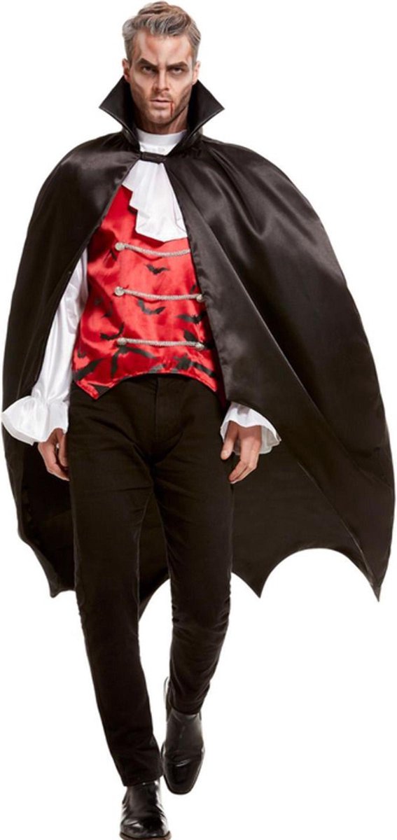 SMIFFYS - Gothic vampier heer kostuum voor mannen - L - Volwassenen kostuums