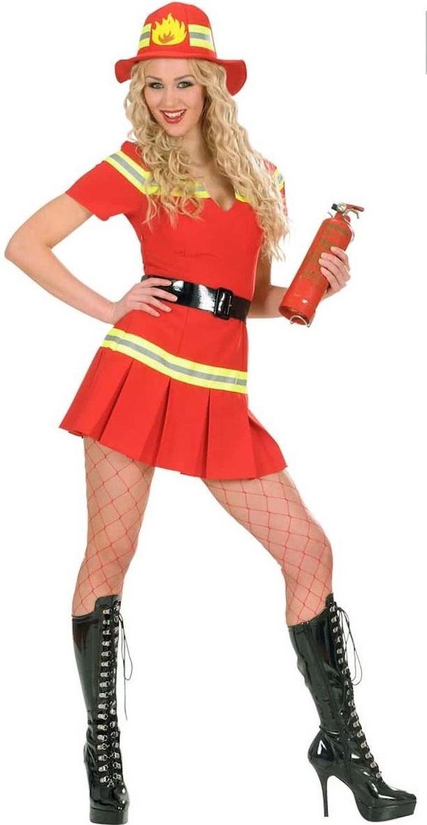 Sexy brandweer outfit voor dames - Verkleedkleding - Medium