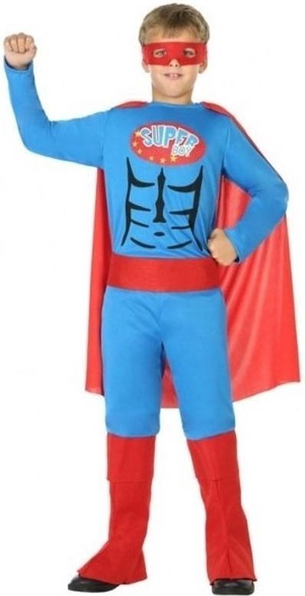 Superhelden verkleed set / kostuum voor jongens - carnavalskleding - voordelig geprijsd 116