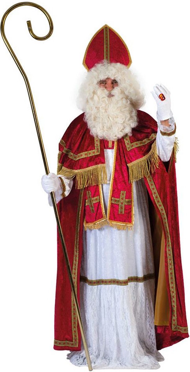 Verkleedkostuum luxe Sinterklaas voor heren - Verkleedkleding - Large