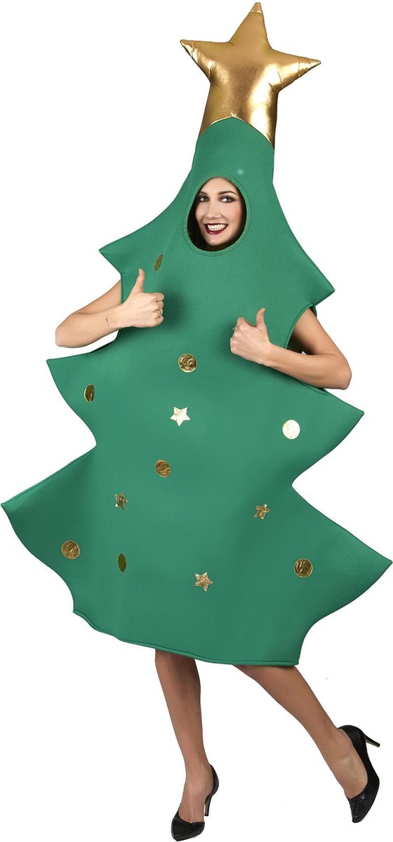 WELLY INTERNATIONAL - Kerstboom met piek kostuum voor volwassenen