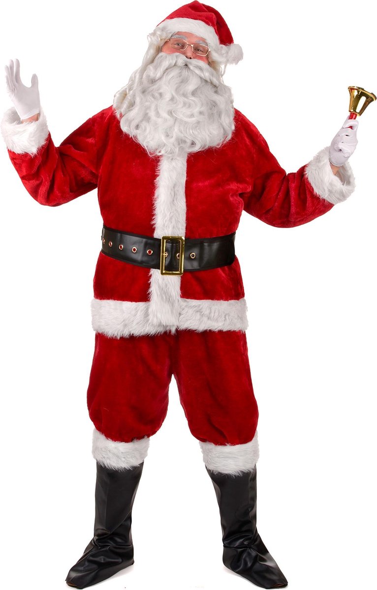 WELLY INTERNATIONAL - Luxe kerstman verkleedpak voor volwassenen - Large