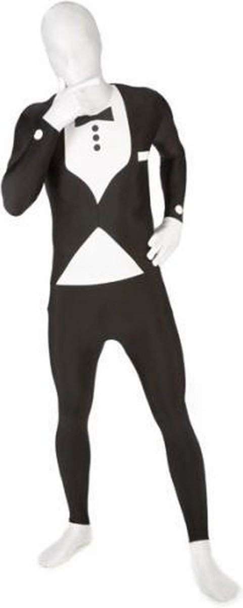 Zwart Morphsuits™ kostuum voor volwassenen - Verkleedkleding - XL