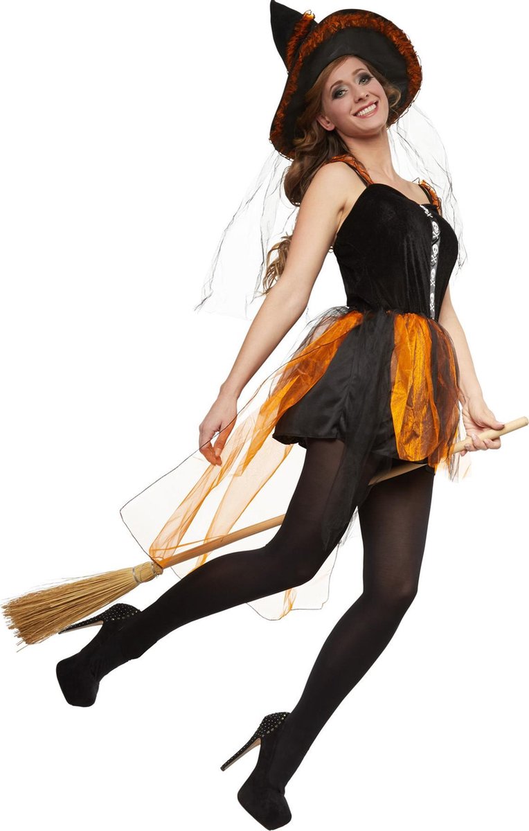 dressforfun - Vurige heks Wilzania L - verkleedkleding kostuum halloween verkleden feestkleding carnavalskleding carnaval feestkledij partykleding - 302419