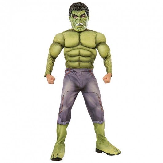 Aangepaste Bijlage Ontaarden Hulk deluxe kostuum kind - Verkleedkleren Online