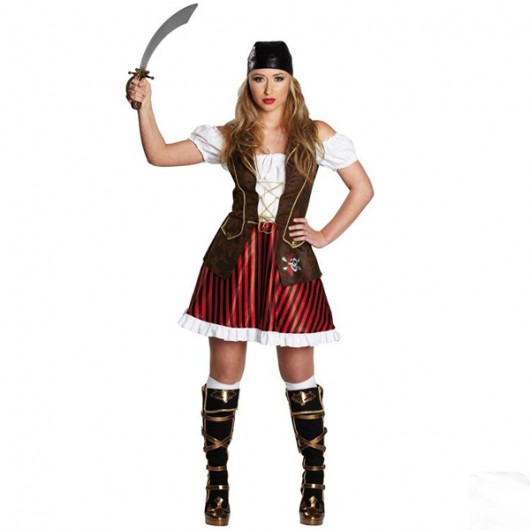 Goodwill Onbekwaamheid Zuivelproducten Piraat jurk kostuum dames - Verkleedkleren Online