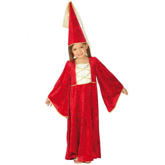 Genealogie mozaïek regenval Ridder jonkvrouw jurk kostuum kind - Verkleedkleren Online