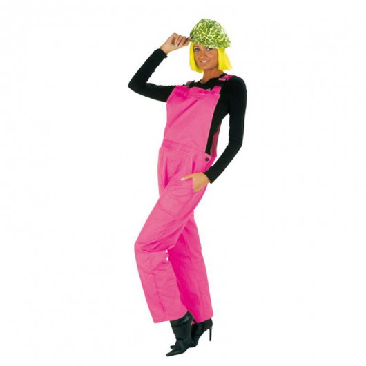 Tutor Permanent pk Roze overall kostuum - Verkleedkleren Online