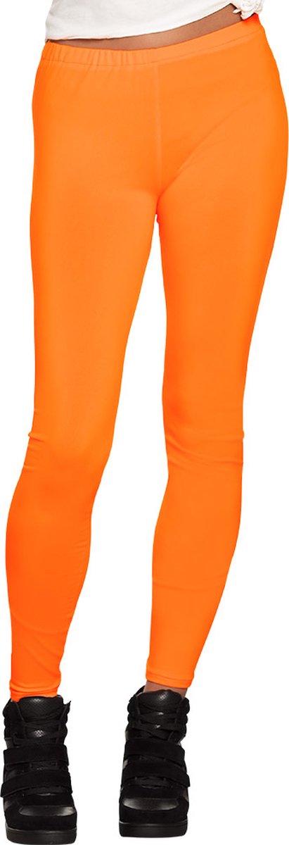 Boland - Legging Opaque - Oranje,Neon - M - Volwassenen - Danser/danseres
