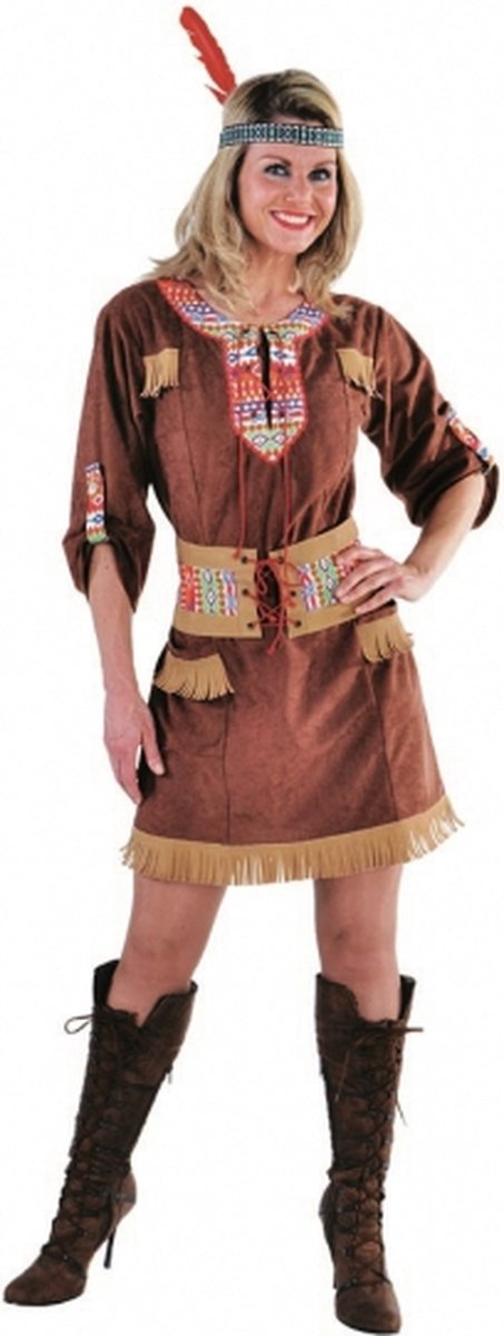 Bruine indianen dames outfit 40 (l)
