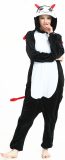 Duivel Onesie Pak Kostuum Outfit Huispak Jumpsuit Verkleedpak - Verkleedkleding - Halloween & Carnaval - SnugSquad - Kinderen & Volwassenen - Unisex - Maat L voor Lichaamslengte (168 - 175 cm)