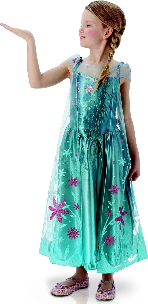 Luxe kostuum van Elsa Frozen� voor meisjes - Verkleedkleding - 128/134