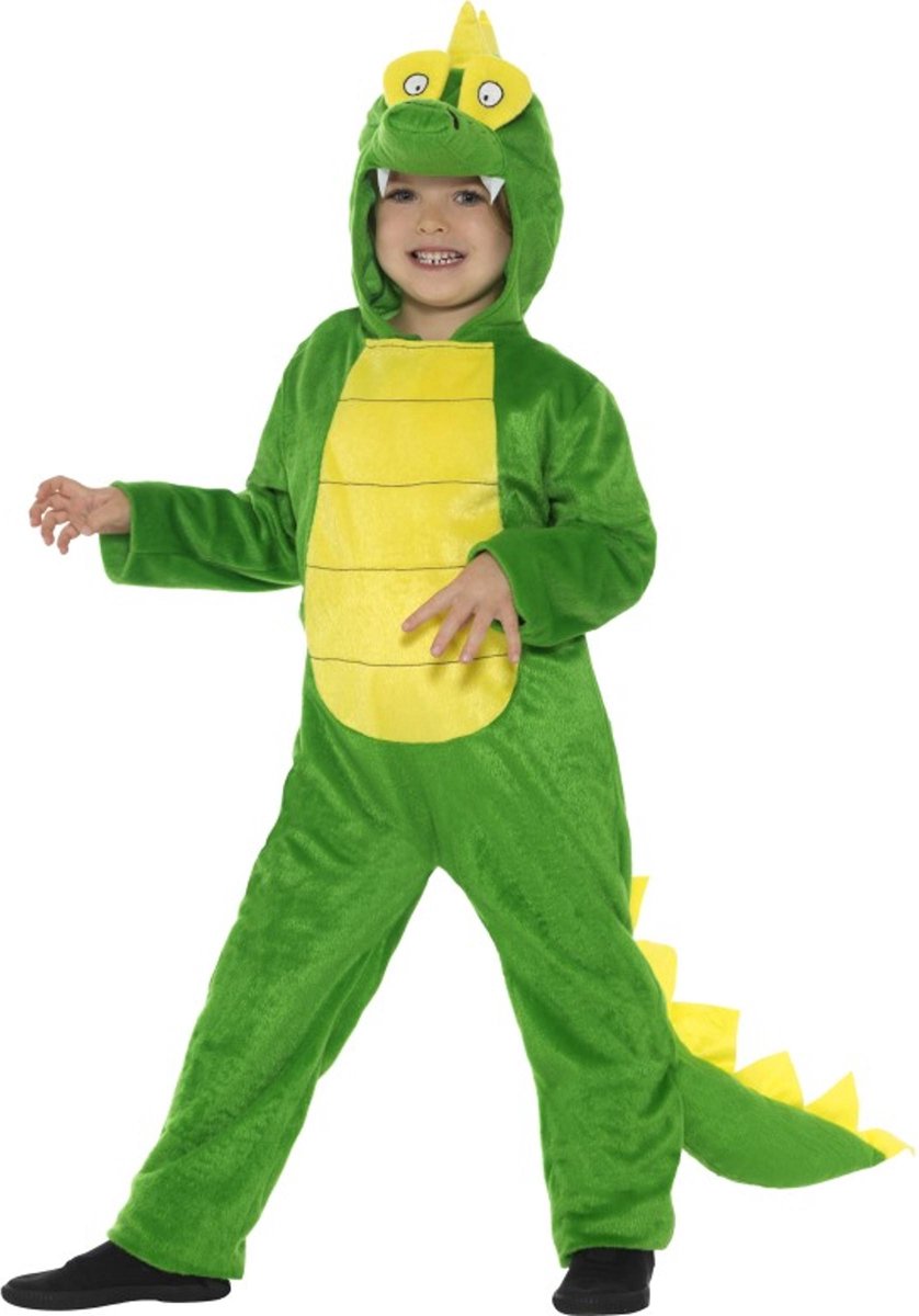 Onesie krokodil kostuum voor kinderen 146/158