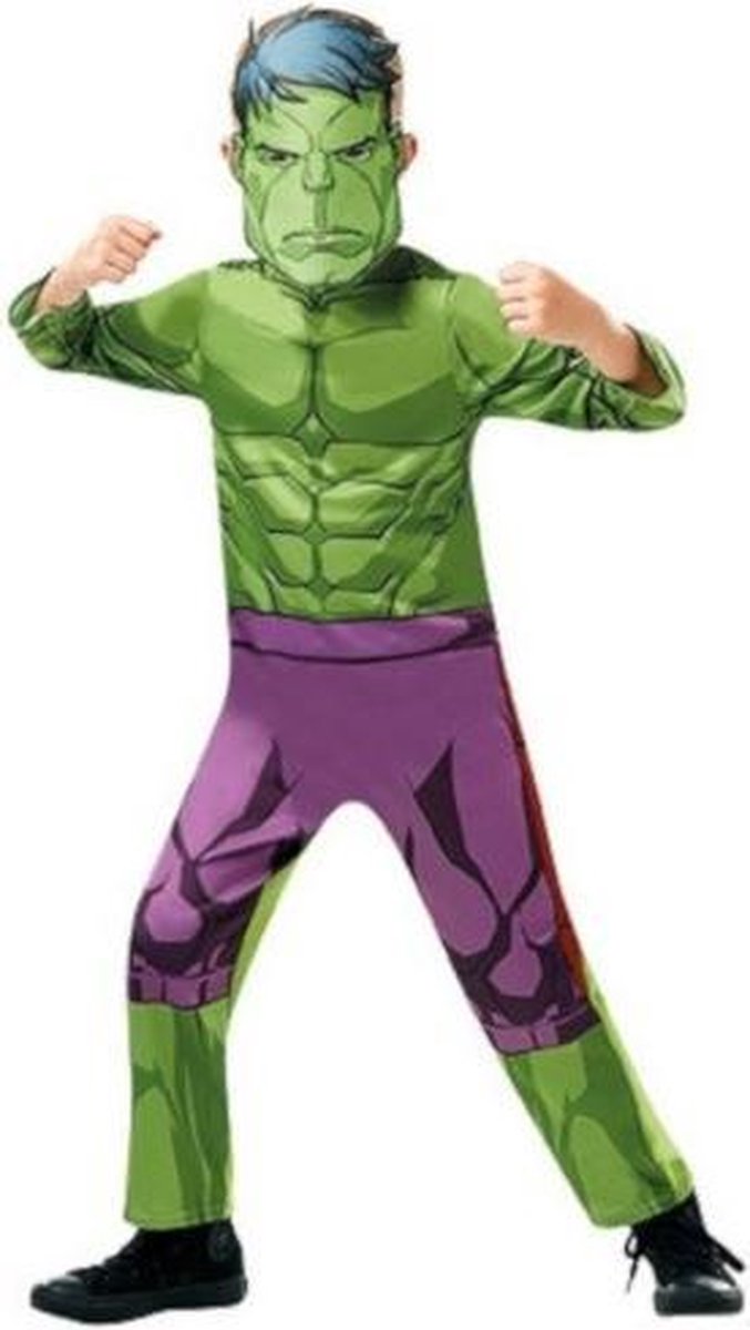 Rubie's Verkleedkostuum Hulk Junior Polyester Groen Maat 140/152