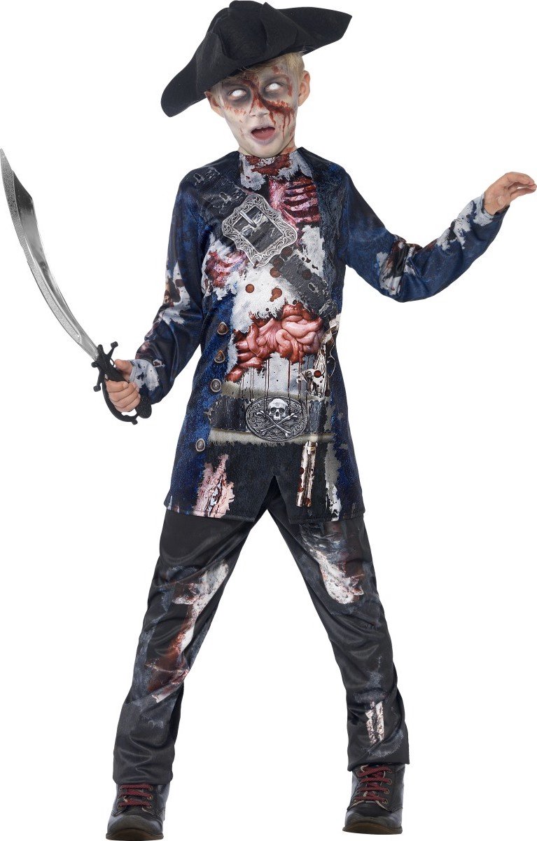 Zombie piraten outfit voor jongens Halloween - Kinderkostuums - 104-116