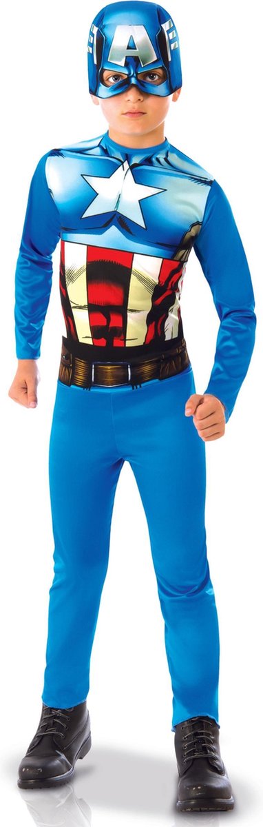 Captain America™ kostuum voor jongens - Verkleedkleding